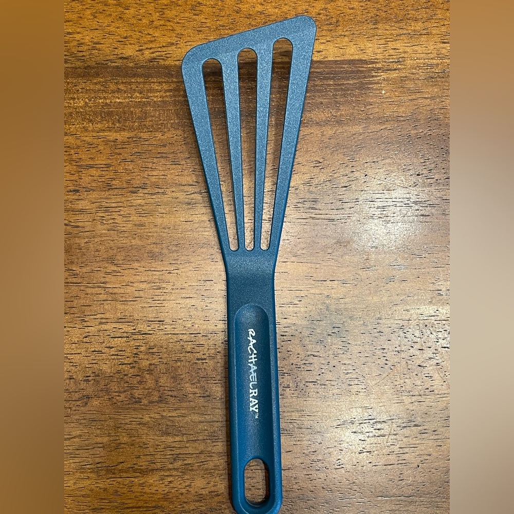 Rachael Ray Kitchen Tools Marine Blue Nylon Turner Spatula Heat Resistant